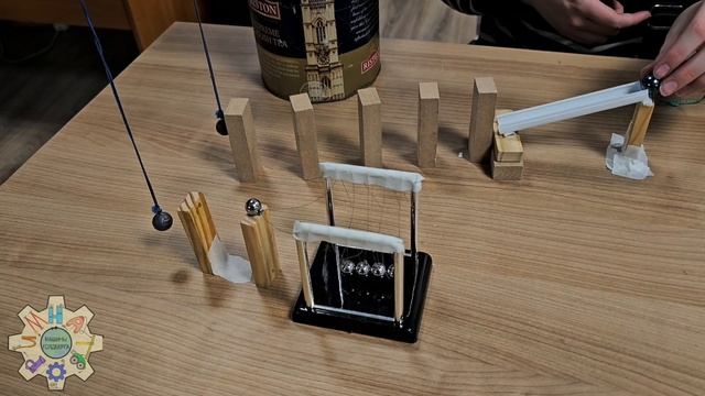 Машина Голдберга с маятником