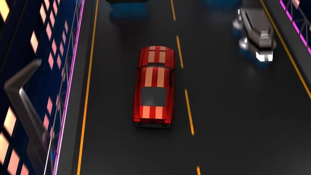 CAR ANIMATION IN BLENDER "NEW YEAR" смотреть онлайн