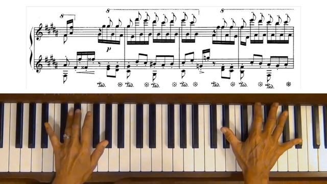 Liszt La Campanella Piano Tutorial Part 1 смотреть онлайн