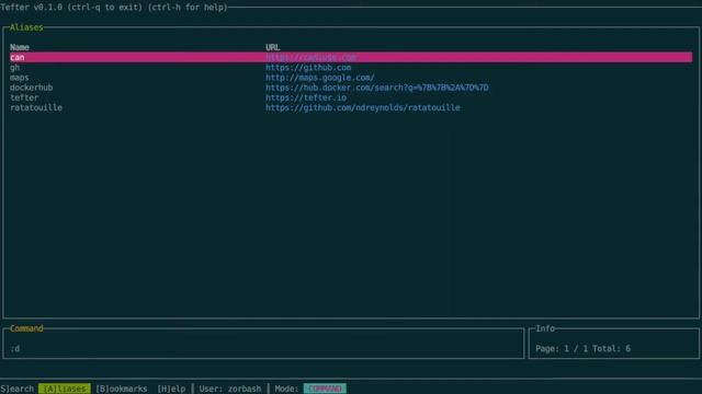 Tefter - The command-line application смотреть онлайн