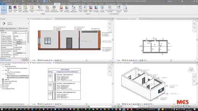 Etichette automatiche in sezioni, planimetrie e 3D delle entità Revit configurate in ArchVISION RP смотреть онлайн