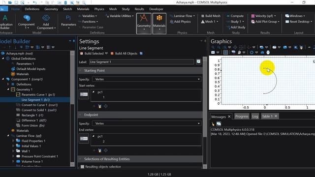 03 Comsol Paper Solve Acharya | Stream Function and Isotherm | смотреть онлайн