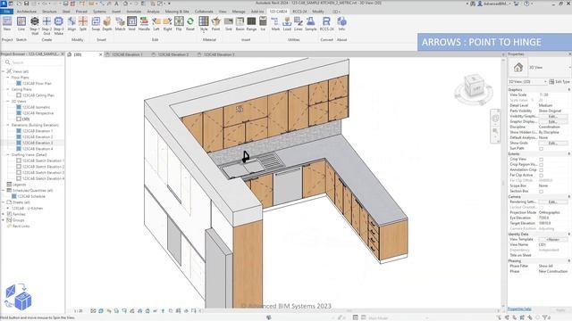 123-Cabinetry 24 (for Revit®) : FLIP ARROWS смотреть онлайн
