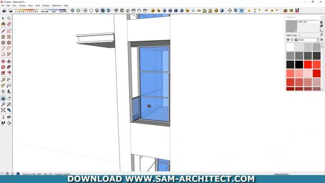 Narrow House Sketchup Exterior Modeling W4,5m N01 смотреть онлайн