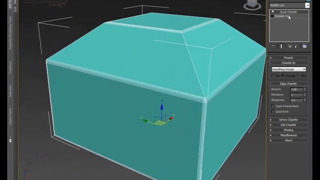 Quad Chamfer Smoothing groups смотреть онлайн