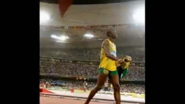 Usain Bolt 100 meters world record : 9.69 s  Beijing 2008(f)