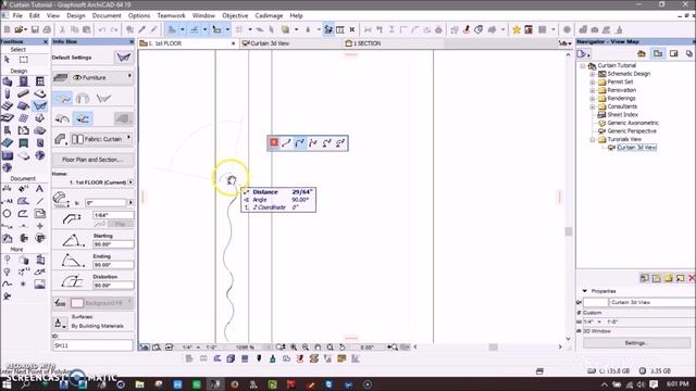 Archicad Quick Tip 1, How to make a curtain using the Shell Tool смотреть онлайн