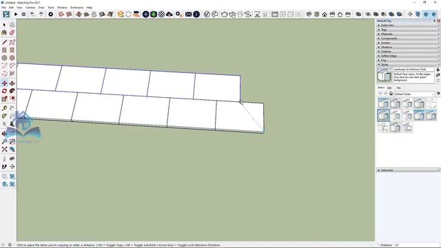 How to create 3D elevated stone wall in SketchUp in Tamil | SketchUp tutorials for beginners | MDS смотреть онлайн