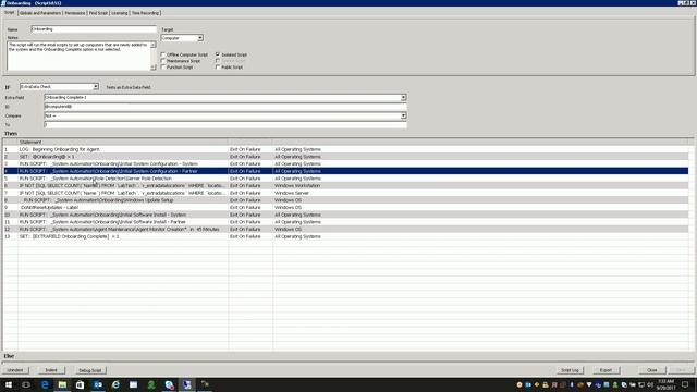 LabTech software modify on-boarding script смотреть онлайн