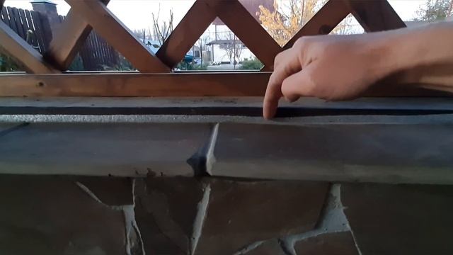 #Двор #Гостагаевская #Анапа Изготовили капельную крышку,из природного #камня. смотреть онлайн
