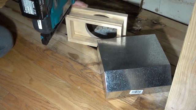 How to make Floor Vent Under Cabinet/ Toe Kick Air Register. Воздушная труба под тумбочку смотреть онлайн