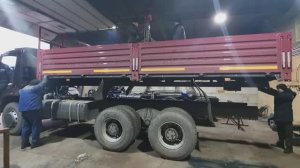 КАМАЗ 6520 УСТАНОВИЛИ КУЗОВ. КАМАЗ ПОД ЗАКАЗ.
