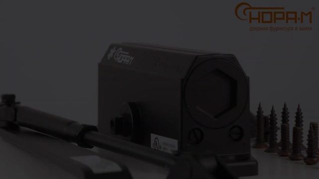 Доводчик 3S с большим рычагом для дверей 50-80 кг, черный, морозостойкий, серия S "НОРА-М" смотреть онлайн