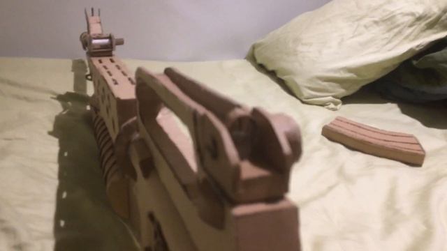 CARDBOARD M16 WITH M203 GRENADE LAUNCHER смотреть онлайн