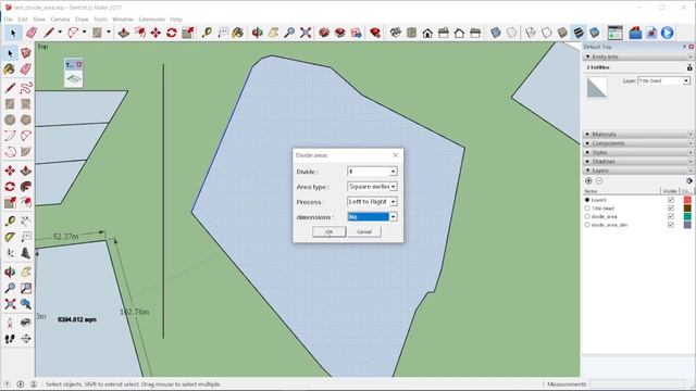 How to use "TOH Divide Areas v1.0 " Extension for SketchUp смотреть онлайн