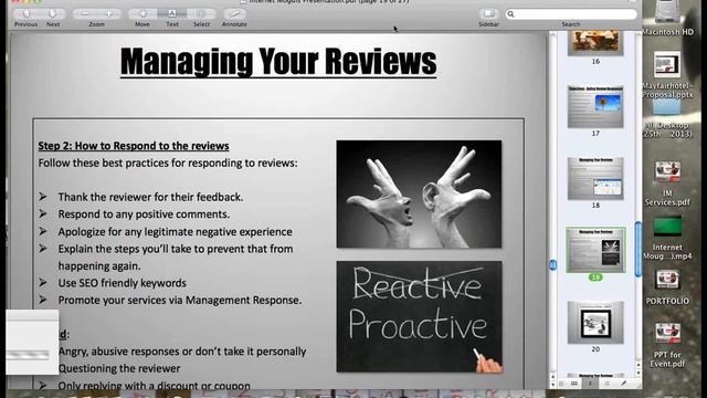 Role of Web Marketing & Reputation Management For Hospitality - Internet Moguls Webinar смотреть онлайн