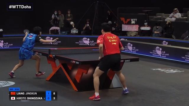 Liang Jingkun vs Hiroto Shinozuka | MS R32 | WTT Star Contender Doha 2024 смотреть онлайн