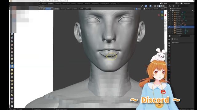 【blender】男性素体をスカルプトで作る / Let's Sculpt Male Body【Timelapse】 смотреть онлайн
