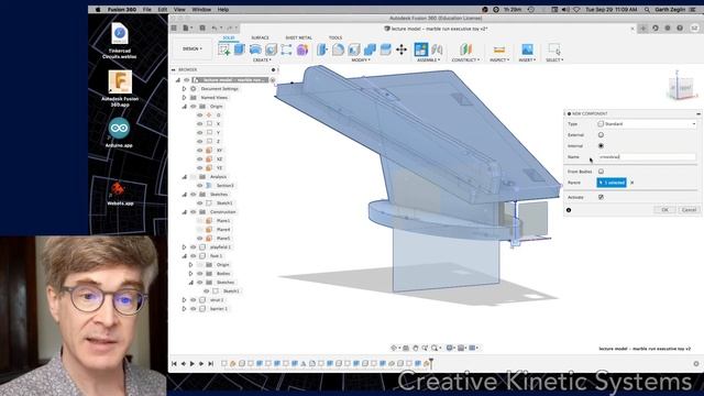 Exercise: Marble Run in Fusion 360: Part 2B смотреть онлайн