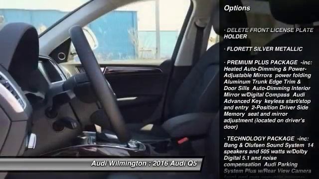 2016 Audi Q5 Wilmington DE A030264 смотреть онлайн