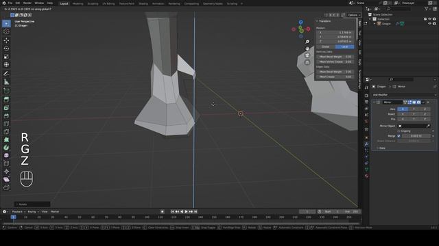 Dragon (Lowpoly) - Full Tutorial In Blender