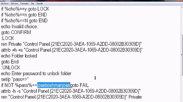 como descubrir la contraseña de un archivo "BAT" смотреть онлайн
