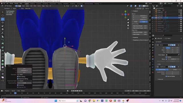 Blender - Speed Modeling Sonic смотреть онлайн
