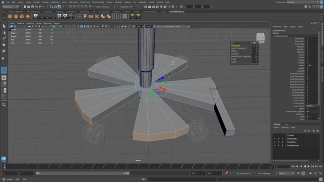 Maya Quick Tip 20: Problem/Solution to Extruding Faces & Maintain Same Thickness (Component Scaling смотреть онлайн