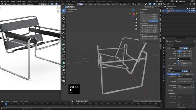 Model, Render, Animate the Wassily Chair in Blender - FF:EP5 смотреть онлайн
