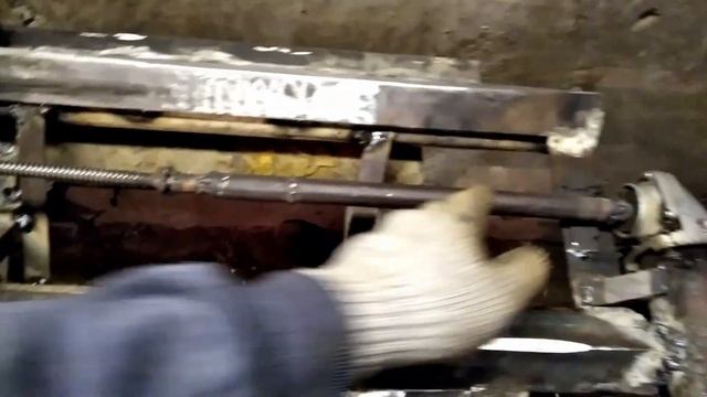 Самодельный токарный. Переделываю станину. смотреть онлайн