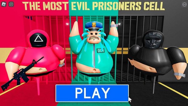 BARRY SQUAD GAME против RED SQUAD против BLACK SQUAD в BARRY'S PRISON RUN! в РОБЛОКС(#ROBLOX)