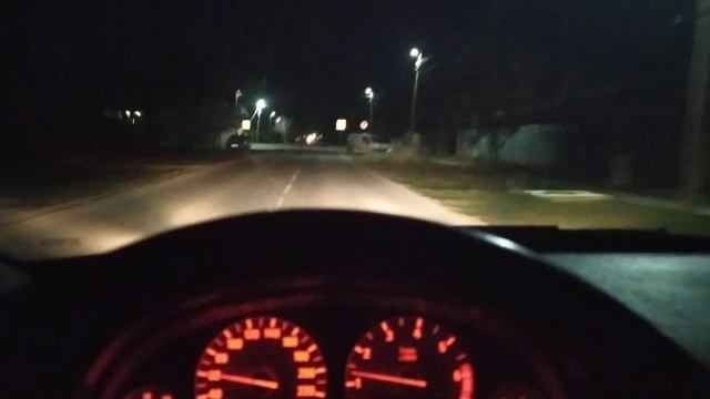 Night drive bmw E39 540i. смотреть онлайн