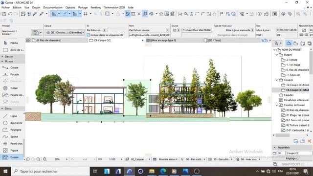 Coupe Paysagère Avec ArchiCAD 24 смотреть онлайн