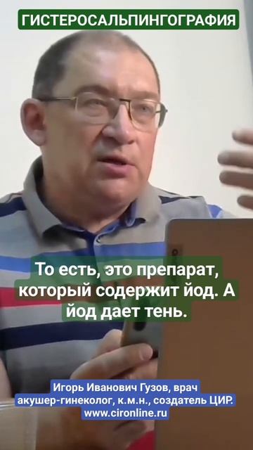 Гистеросальпингография - рентгеновское исследование проходимости маточных труб. И.И. Гузов. #цир смотреть онлайн