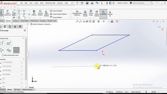 Solidworks Tutorial | Sketch 2D Exercise #1 (Beginners) смотреть онлайн
