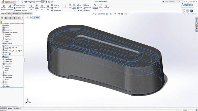 SOLIDWORKS 2017 - Chaflán смотреть онлайн