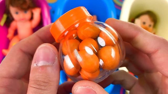 Mixing Candy in 3 Magic Rainbow BathTubes with MMs & Slime Cutting | Oddly Satisfying Video ASMR смотреть онлайн