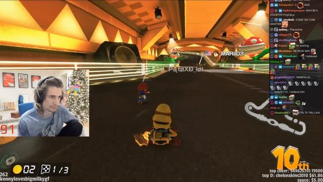 xQc Plays Mario Kart 8 - Part 15 (with chat) смотреть онлайн