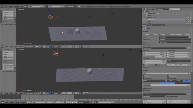 Blender 2.79 Multi Camera View смотреть онлайн