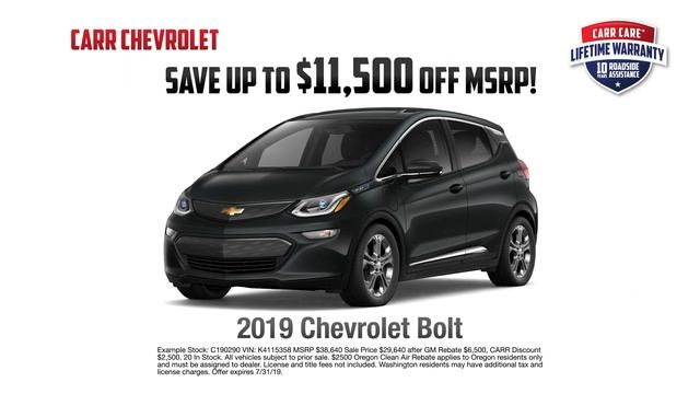 Get a Lifetime Warranty and a new 2019 Bolt at CARR Chevrolet смотреть онлайн