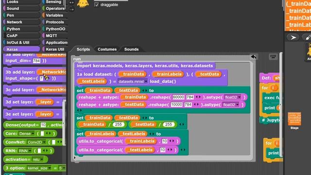 18 SNap4Python-MNIST define NN model смотреть онлайн