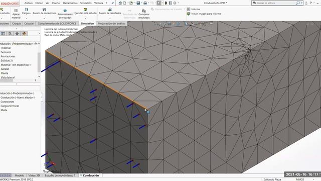 Tutorial SolidWorks® #20: Simulación Térmica 1 смотреть онлайн