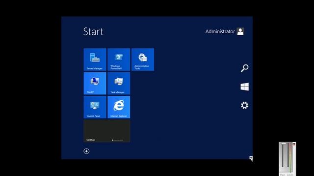 The start button is back! Shown here on Windows Server 2012 R2 смотреть онлайн