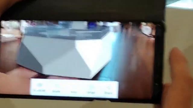 Augmented reality. Mall kiosk. Дополненная реальность. Торговый островок. смотреть онлайн