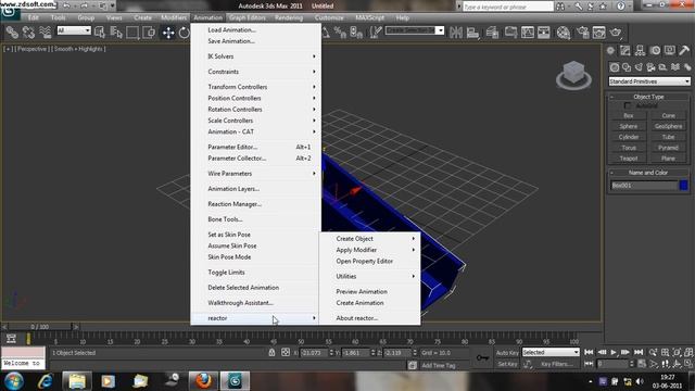 utilities and reactors in 3Ds max смотреть онлайн