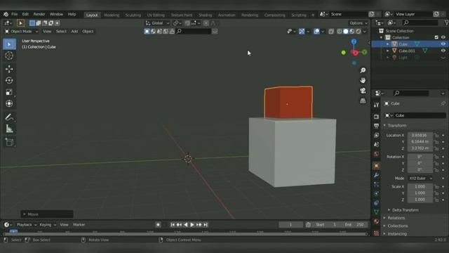 How to move and rotate object in blender easily using mouse 🖱️ | shortcut method | смотреть онлайн