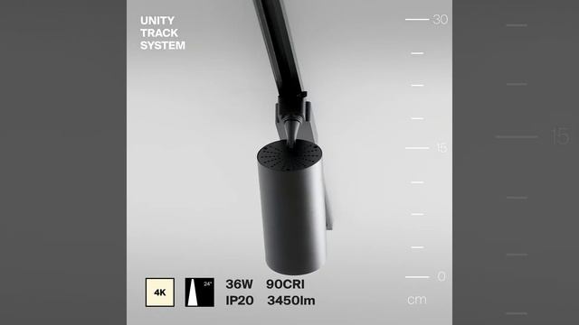 Трековый светильник на штанге Vuoro TR003-1-36W4K-S-B смотреть онлайн