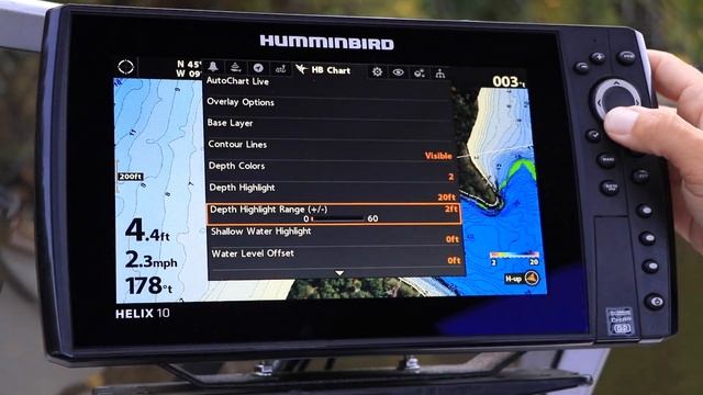 Humminbird HELIX How to use Shallow Water Highlight смотреть онлайн