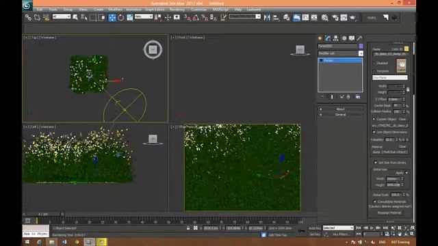 Render vray grass in 3D max part 19 смотреть онлайн