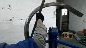 Гибка 12го швеллера на станке С-9